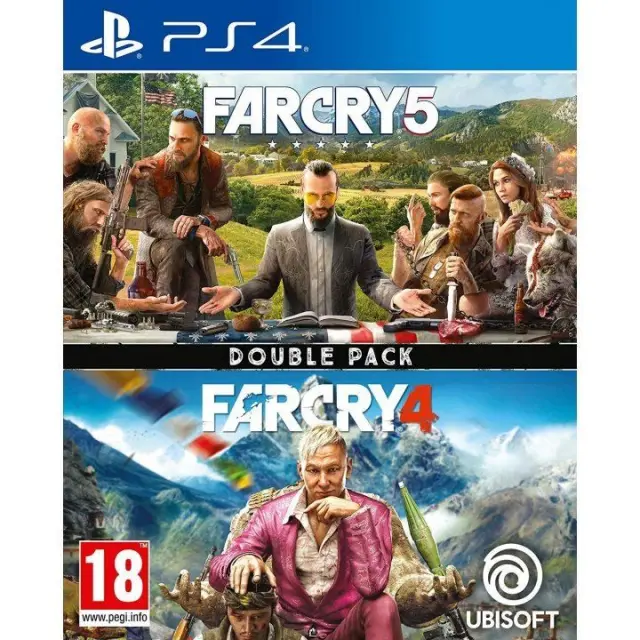 Far Cry 4 AND Far Cry 5 Double Pac- PlayStation 4