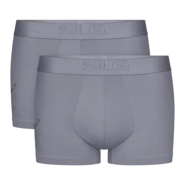 Sloggi Ανδρικό Boxer SLG Base Soft Trunk - Διπλό Πακέτο, Χρώμα Morandi Grey