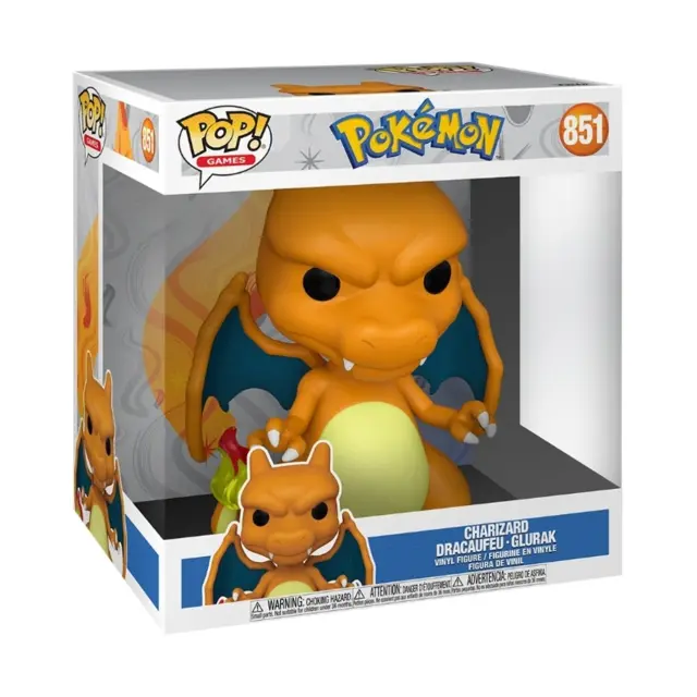 Φιγούρα Funko Pop! Animation: Pokemon - Charizard #851 Supersized 10"​ (25cm) 2