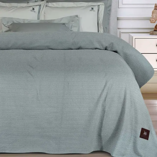 Κουβέρτα Μονή 160x240 Πικέ Essential Greenwich Polo Club 4457 Grey 100% βαμβακερό 2
