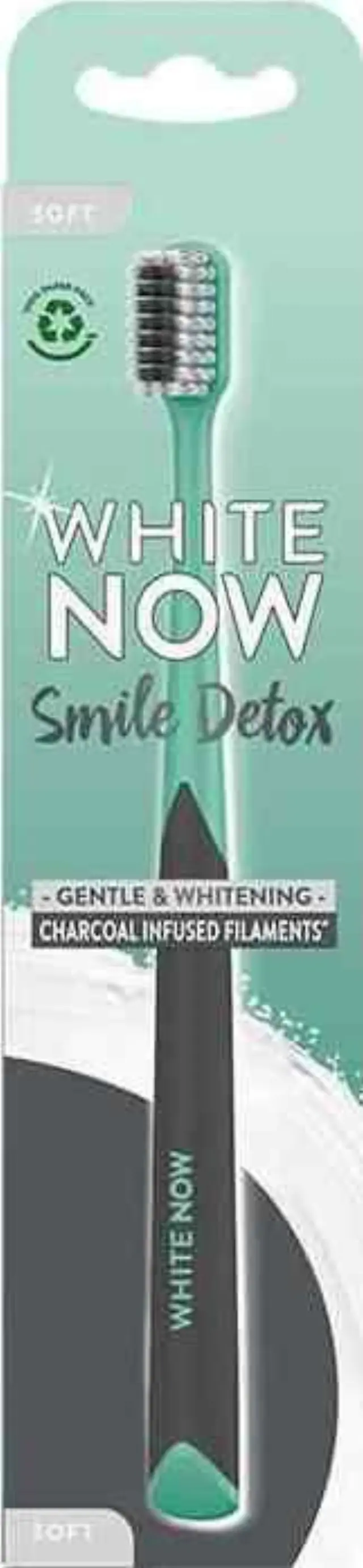 AIM White Now Detox Soft Οδοντόβουρτσα με Ίνες Άνθρακα
