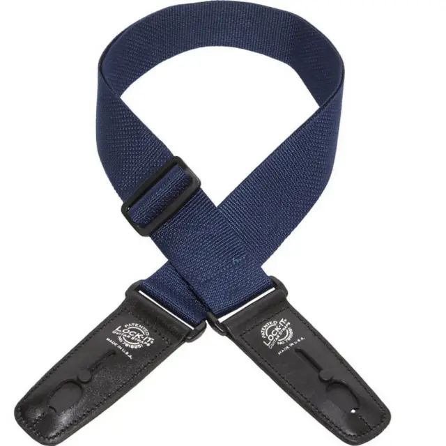 Lock-It Poly Pro 2" Ζώνη Κιθάρας - Μπάσου Navy Blue