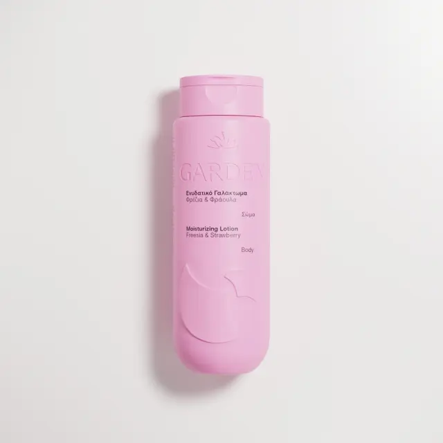 Garden | Body Lotion Freesia & Strawberry Ενυδατικό Γαλάκτωμα με Άρωμα Φρέζια & Φράουλα | 300ml