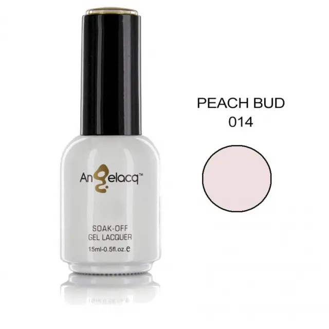 Ημιμόνιμο επαγγελματικό βερνίκι ANGELACQ 15ML - 0.5FL.OZ 014 Peach bud