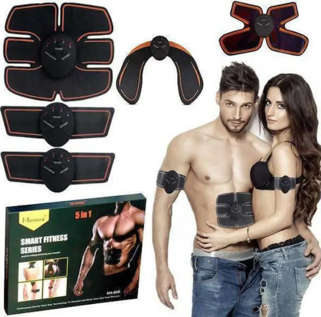 Smart Fitness Series Σετ 5 σε 1 Παθητική Γυμναστική για Κοιλιακούς, Γλουτούς, Χέρια και Αυχένα