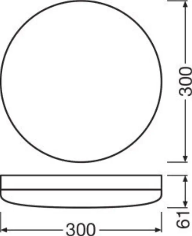 Φωτιστικό LED 300 24W 4000K SF COMPACT IK10 IP65 OSRAM LEDVANCE 2
