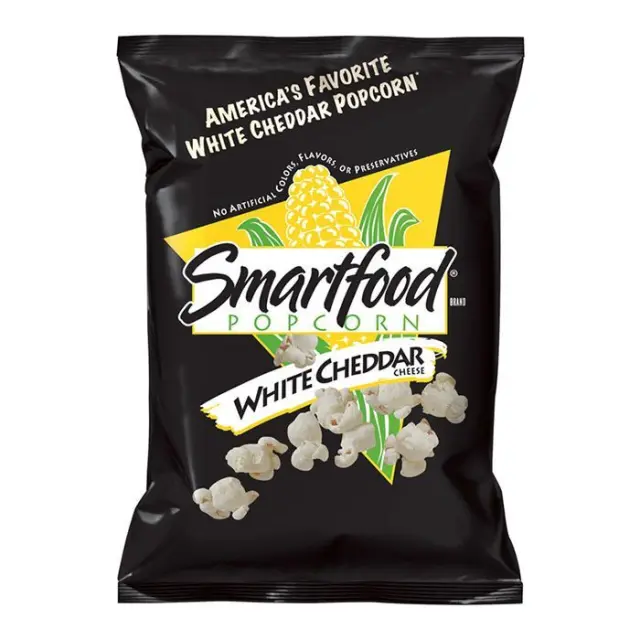 Smartfood Popcorn White Cheddar ΧΓ 155gr (Aνάλωση κατά προτίμηση πριν από 30/11/26)