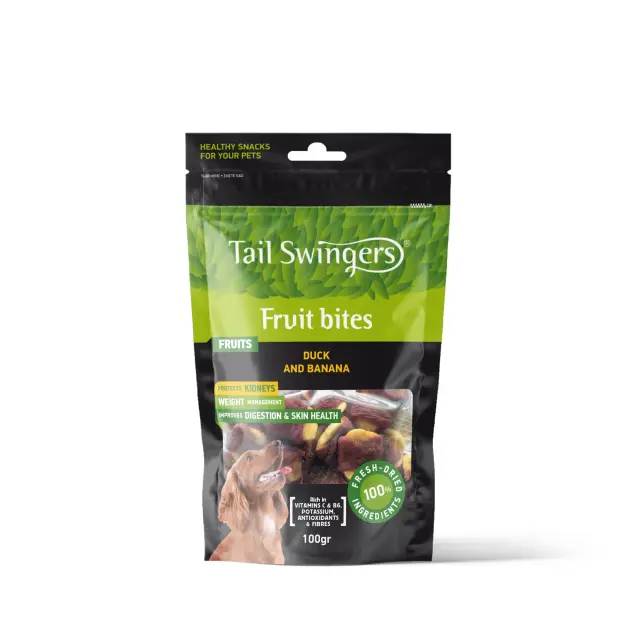 Tail Swingers Μπουκιές με Πάπια και Μπανάνα 100gr
