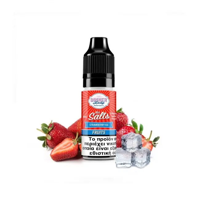Dinner Lady Salt Strawberry Ice 10ml 20mg