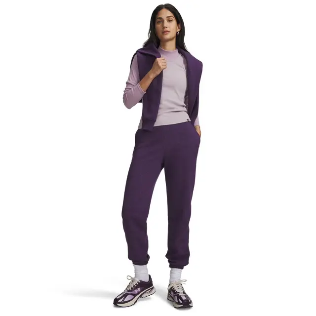 Under Armour Rival Fleece Gym Pant (6013551-526) - Μώβ 3