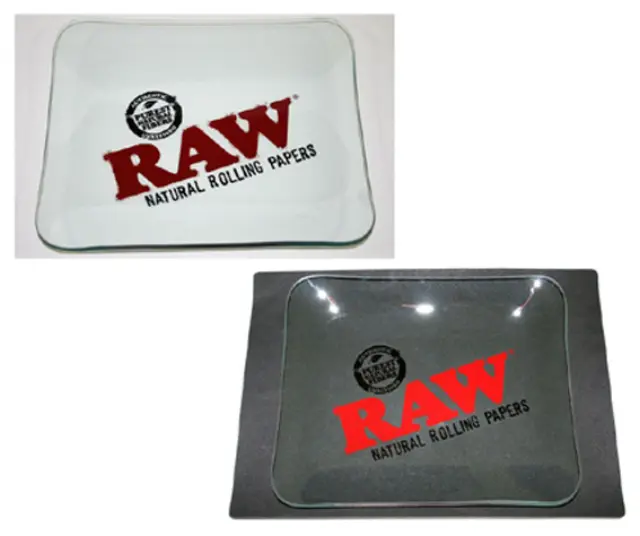 Raw Γυάλινος Rolling Tray Δίσκος - Limited Edition - Large (28x36cm) 3
