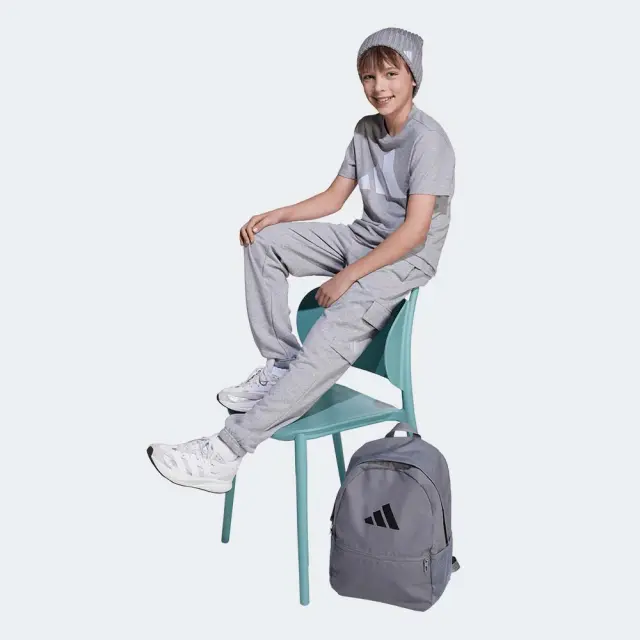 adidas Sportswear Boy's Small Logo French Terry Cargo Pant Γκρι JV9996 (adidas Sportswear) - 128 3