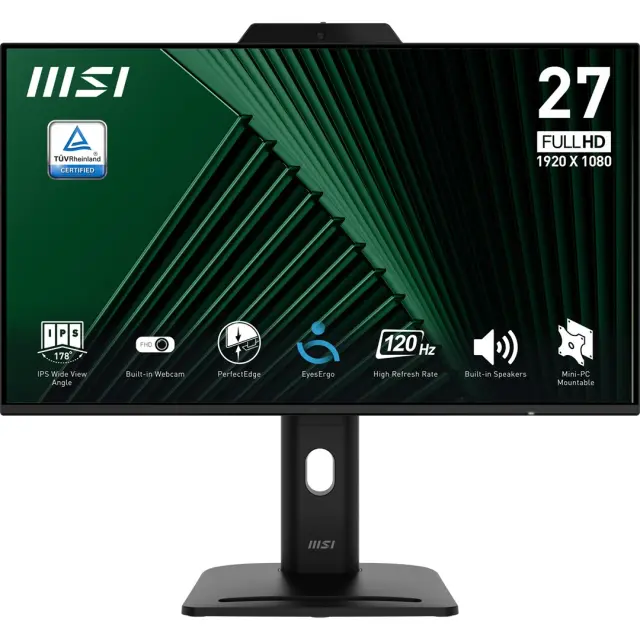 MSI PRO MP272PMG computer monitor 68.6 cm (27") 1920 x 1080 pixels Full HD LCD Black