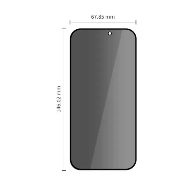 Tech-protect Glass Spy+ 2-pack Iphone 18 Pro Privacy 2