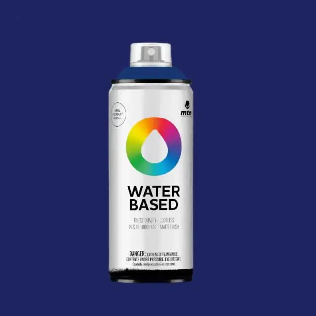 MTN Waterbased Spray Paint 400ml WB4 RV-5002 Ultramarine Blue