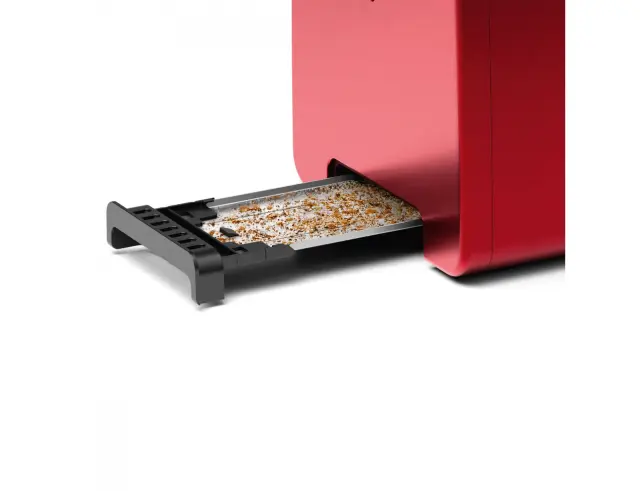 Φρυγανιέρα Bosch DesignLine TAT4P424 με ισχύ 970W και χωρητικότητα 2 φέτες ψωμιού - Red TAT4P424 2