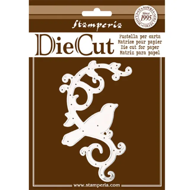 Stamperia Μήτρα Die Cut - Bird Flourish ~10x15cm