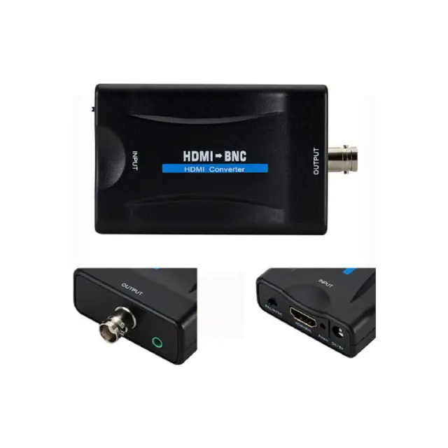 Andowl Μετατροπέας HDMI female σε BNC female QY-V07 - HDMI to BNC Video Converter 075501 2
