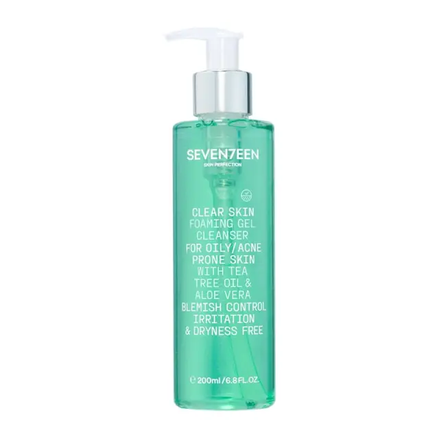 Seventeen Clear Skin Foaming Gel Cleanser 200ml