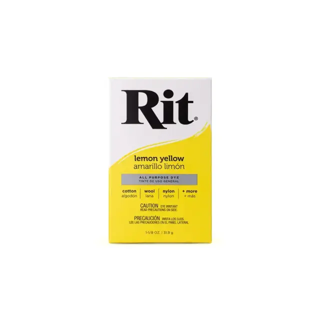 Rit Dye Powder All-Purpose Βαφή Υφασμάτων – Lemon Yellow 31,9g