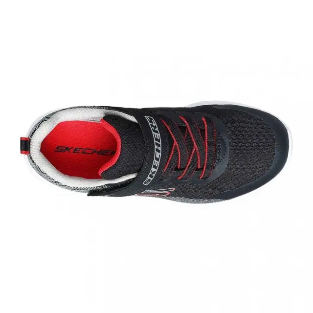 Skechers Microspec 2.0 (PS) (403924L-BKSR) - Λευκό-Μαύρο - 27 2