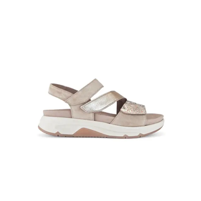 Gabor Πέδιλα Γυναικείο δέρμα Nubuck/δέρμα Μπεζ GAB/26887 63-PUDER