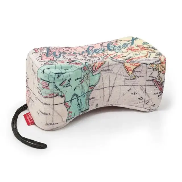 Legami Milano Travel Mini Μαξιλαράκι Ταξιδίου Κυλινδρικό Memory Foam Μπεζ