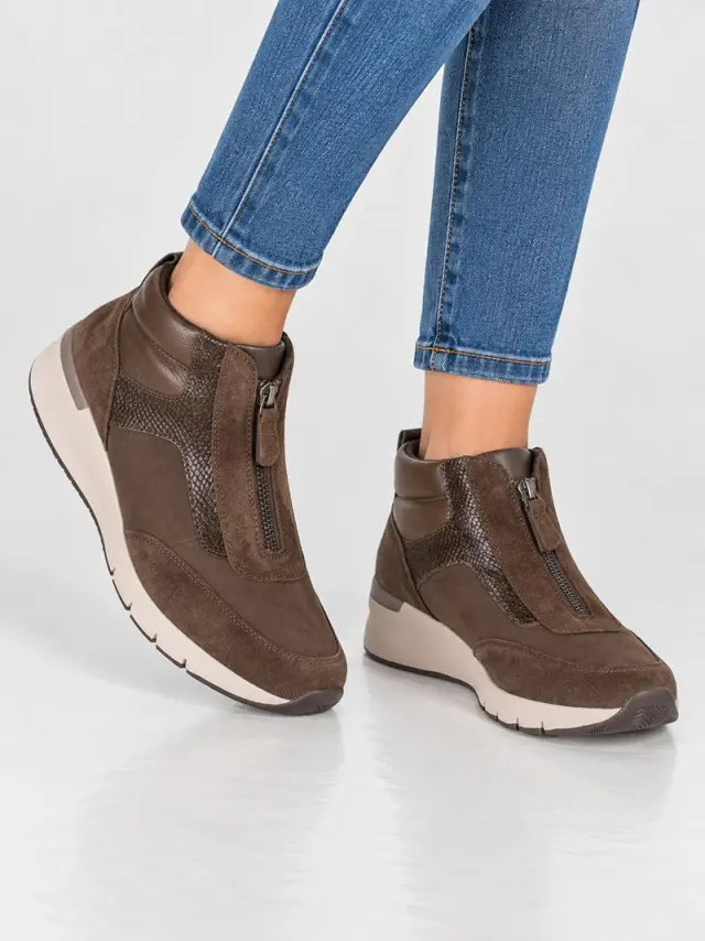 Gabor Μποτάκια Γυναικείο δέρμα/δέρμα Nubuck Καφέ GAB/800202 001-CACAO - 39 2