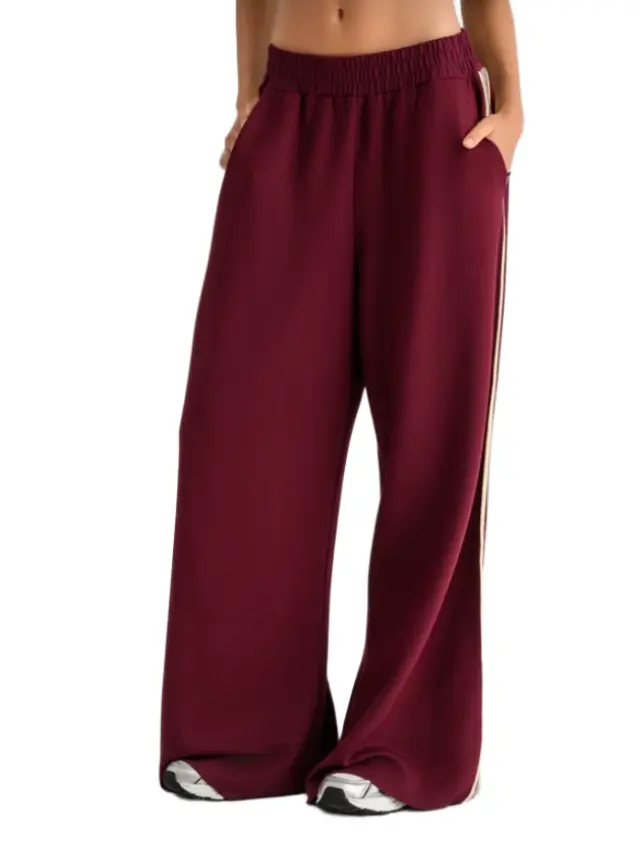 Bodytalk γυναικεία φούτερ φόρμα wide leg με ρίγες 1262-906200-2 2