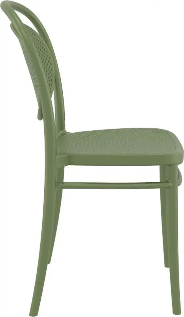 Καρέκλα Στοιβαζόμενη MARCEL Olive Green PP 45x52x85cm 3