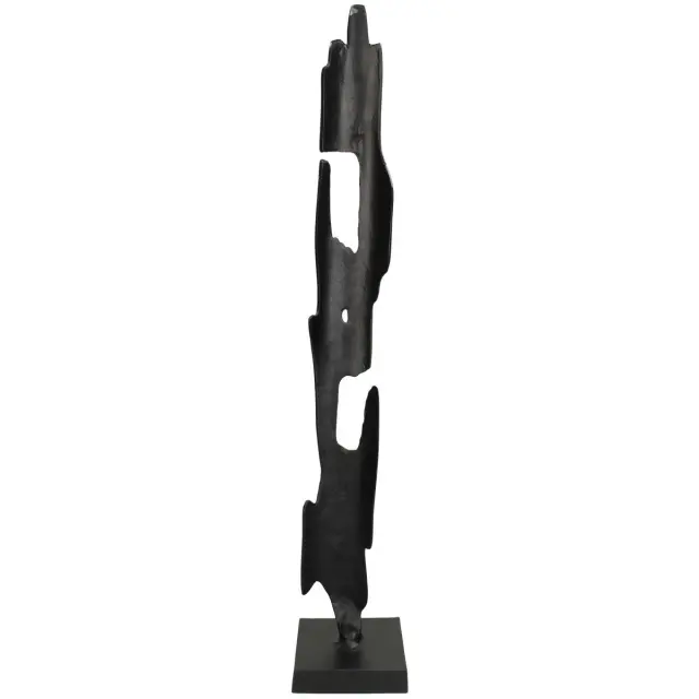 Διακοσμητικό Μαύρο Αλουμίνιο 13x12x67cm 3