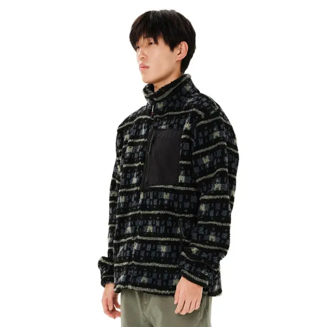 Emerson Men's Full Zip Sherpa (262.EM290.429-PR628 BLACK) - Μαύρο 3