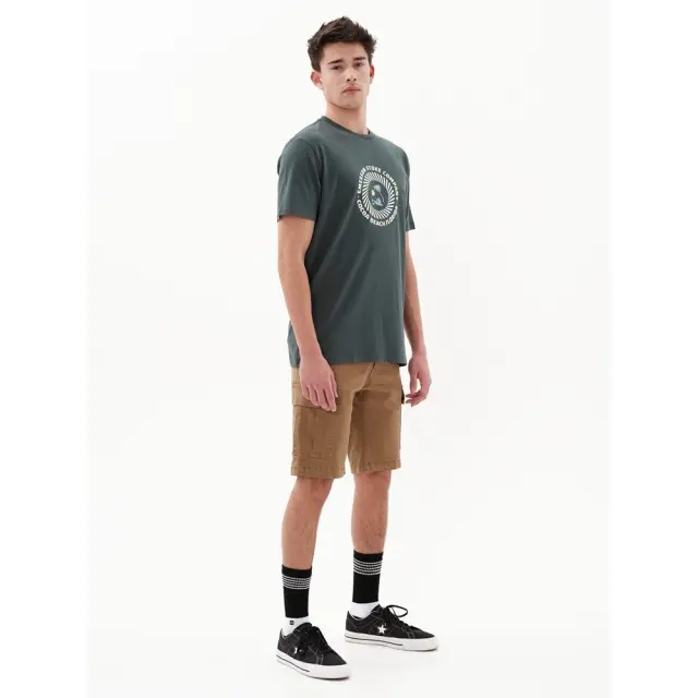 Emerson Men's S/S T-shirt (231.EM33.46-Forest) - Πράσινο 3