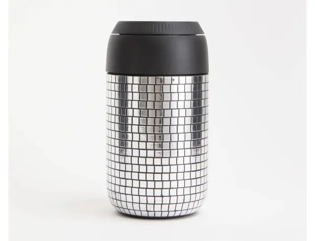 Ποτήρι Θερμός Series 2 Disco Chilly's με χωρητικότητα 340ml και διατήρηση θερμοκρασίας 4h ζεστό - Silver22829 2