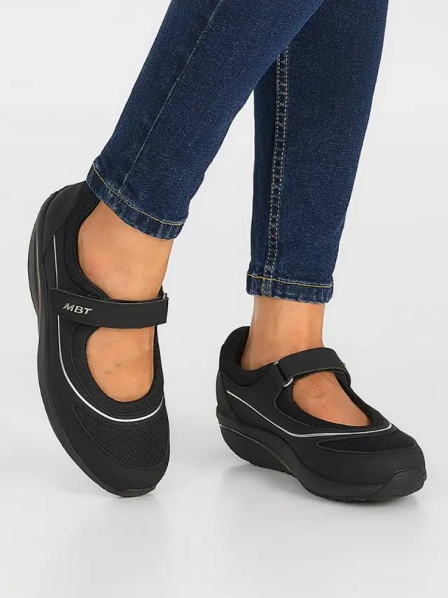 MBT Sneakers Γυναικείο Άλλα Υλικά Μαύρο MBT/703155 BLACK 2