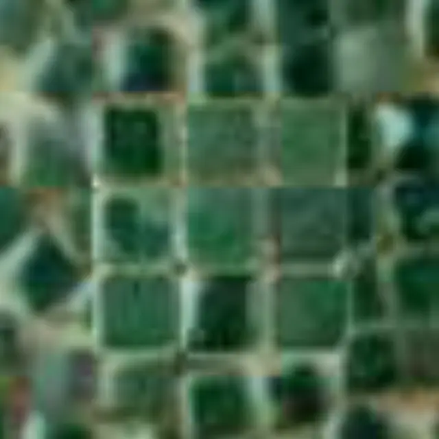 Mini Κεραμική Ψηφίδα 5x5x3mm, Leaf green, WG01 ~10gr ~100τεμ