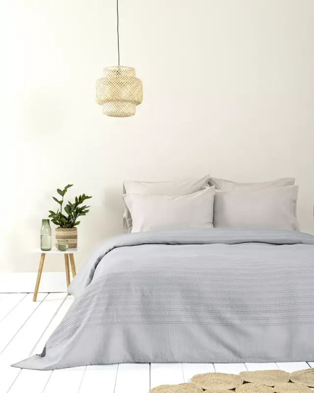 Κουβέρτα 220x240 Υπέρδιπλη 200gsm Πικέ Nima Dune 100% βαμβακερό- Rose Pink