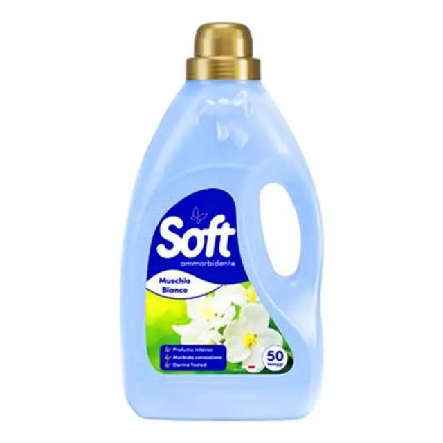 Soft Μαλακτικό Ρούχων με Άρωμα Muschio Bianco 50 Μεζούρες 2