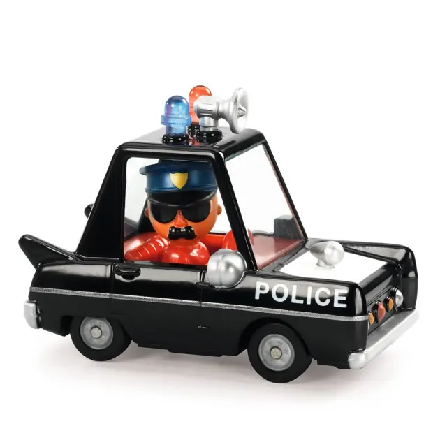 Djeco Crazy Motors Αυτοκίνητο με Φιγούρα Hurry Police (3+ ετών) 05473 2