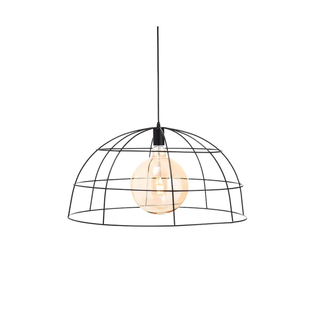 AcaLight Offer NETTO ΦΩΤΙΣΤΙΚΟ ΚΡΕΜΑΣΤΟ ΜΑΥΡΟ ΜΑΤ ΜΕΤΑΛΛΙΚΟ ΣΥΜΒΑΤΙΚΟ 1ΧΕ27 IP20 Φ100Χ1200mm