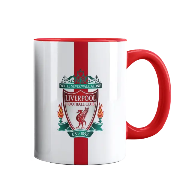 κούπα κεραμική κόκκινη , ομάδες , LIVERPOOL, Με συσκευασία για δώρο 325ml