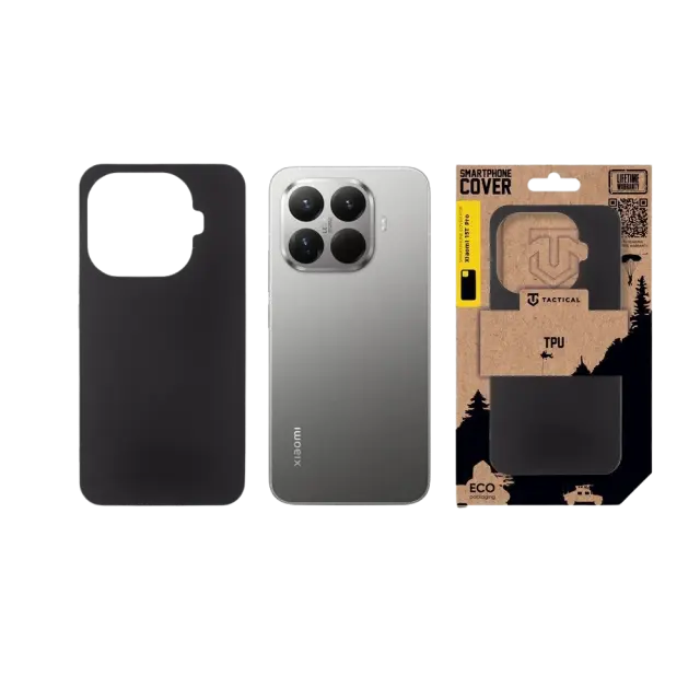 Tactical TPU Cover for Xiaomi 15T Pro Black 3