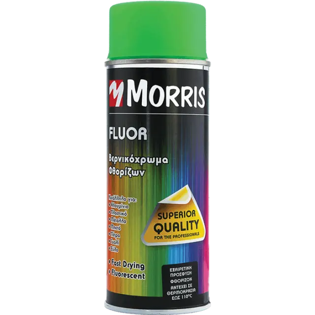 SPRAY ΦΩΣΦΟΡΙΖΩΝ ΛΑΚΑ ΠΡΑΣΙΝΟ MORRIS 400ML 28535