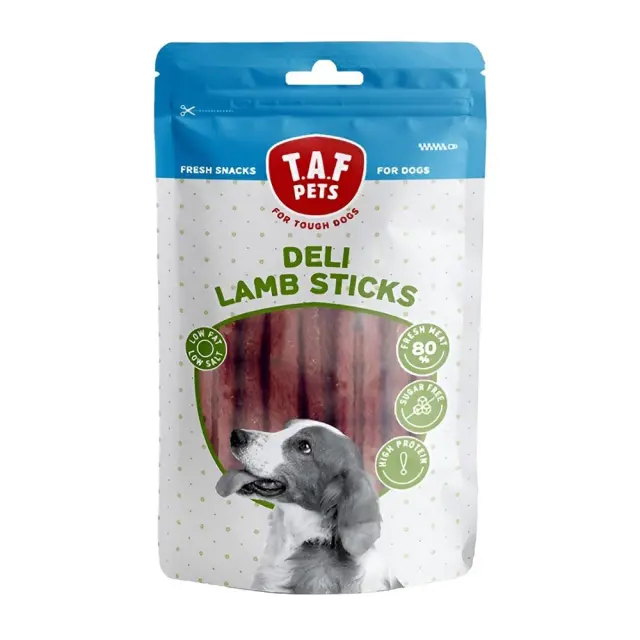 TAF PETS Fresh Dog Treats Deli Lamb Sticks 75gr