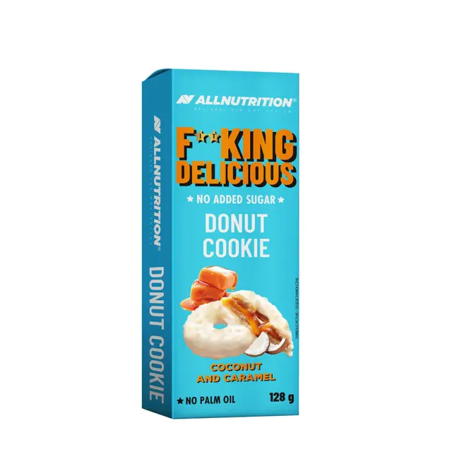 ALLNUTRITION Fitking Delicious Donut Cookie Coconut and Caramel, 128 g
