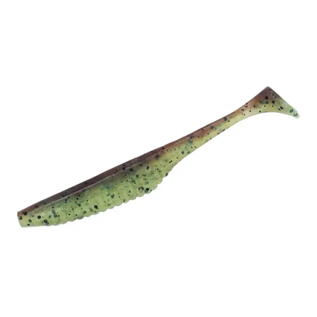 Σιλικονούχο DUO Realis Versa Shad F082 Green Pumpkin Chartreuse