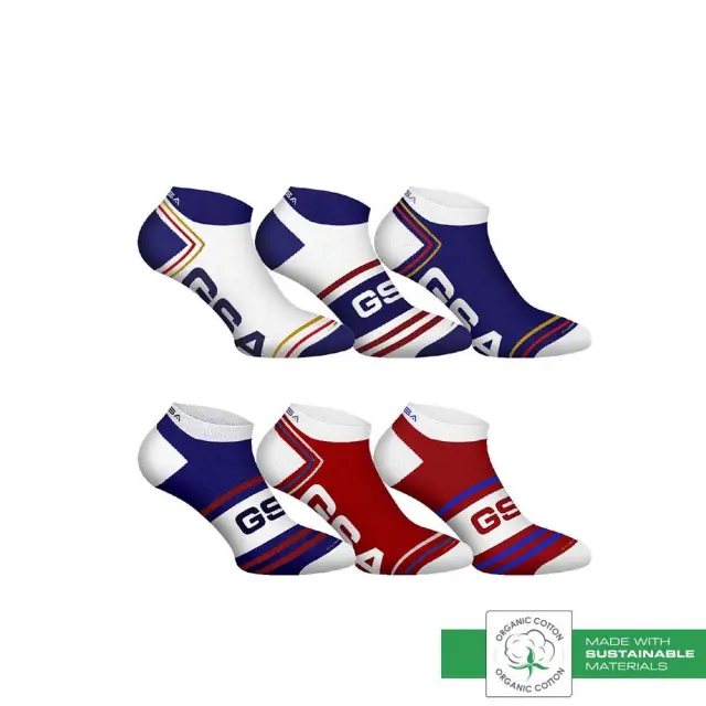 GSA Kids Ultralight Low Cut Organic Plus 6 Pack Socks Άσπρο 8319102-50 (GSA)