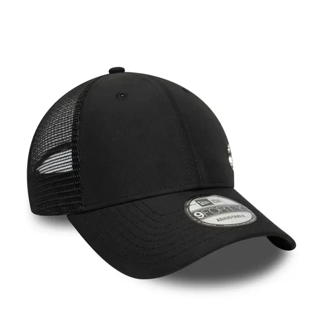 New Era New York Yankees MLB Flawless Black 9FORTY Adjustable Cap Unisex Καπέλο Polyester - Black 60667656 3