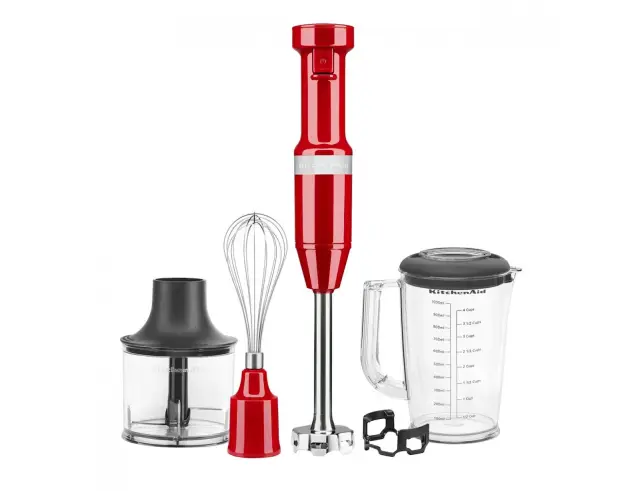 Ραβδομπλέντερ KitchenAid 5KHBV83EER με ισχύ 180W και μεταβλητή ταχύτητα - Empire Red5KHBV83EER