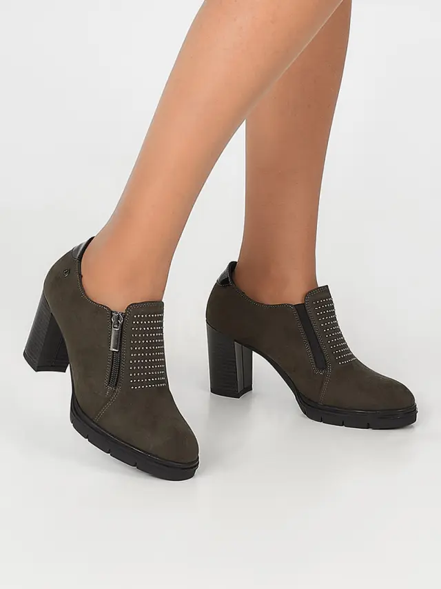 Donna Serena Μοκασίνια-Loafers Γυναικείο δέρμα Nubuck Γκρί DSE/4853 TAUPE 2